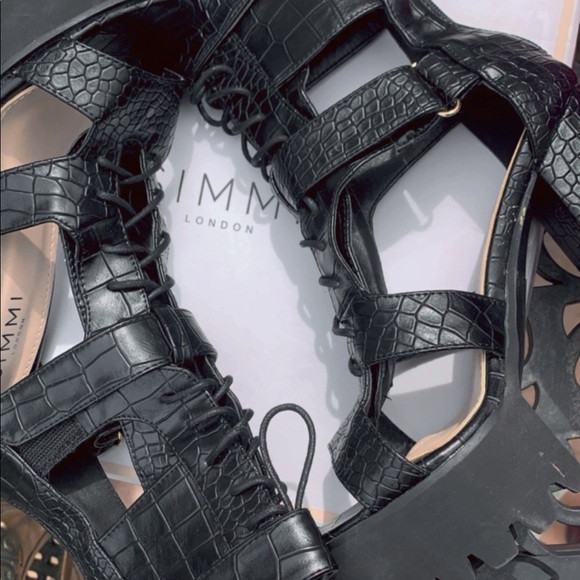 Sexy croc platform sandal booties! - Picture 6 of 6